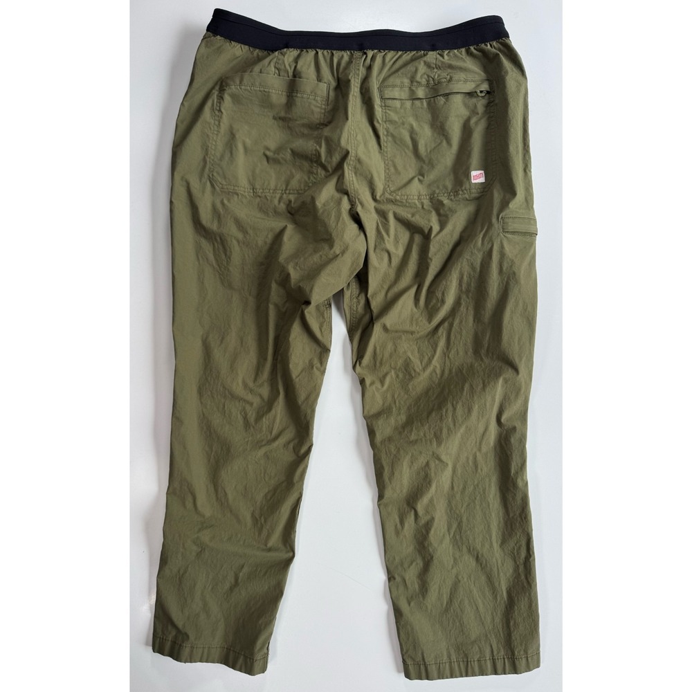 DULUTH TRADING Pull On Elastic Waist Roll Up Pant Mens 40x30 Green Standard Fit - Picture 7 of 14